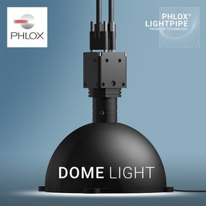 Phlox Dome Light full image with logo and marketing text